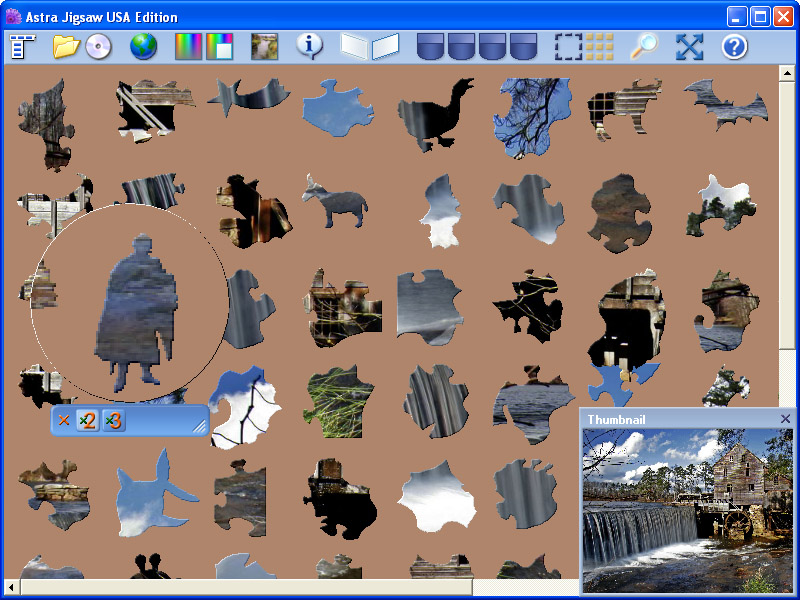 Astra Jigsaw USA Edition download jigsaw puzzles for Windows and Mac OS X