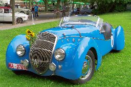 PEUGEOT 402 DARL MAT (1937) at The International Exhibition of old cars in Baden-Baden, Germany.
