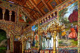Interior of the Neuschwanstein Castle in Hohenschwangau, Germany