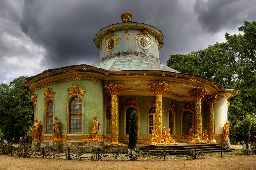 The Chinese house in the Sanssouci royal park in Potsdam in Germany