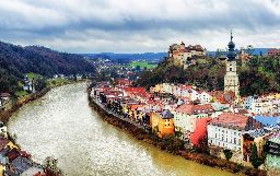 Burghausen, old german town near Salzburg