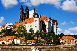 Albrechtsburg in Meissen near Dresden, Germany.