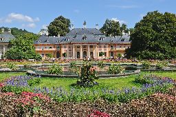 Pillnitz Castle in Saxony near Dresden, Germany