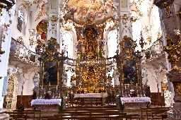 Famous cloister of Andechs with brewery, Bavaria