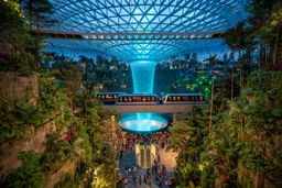 Jewel Changi Airport in Singapore, the world's best airport and destination in itself.