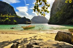 Beautiful beach at El Nido, Philippines