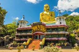 The Golden Temple in Dambulla, Sri Lanka - a UNESCO heritage site