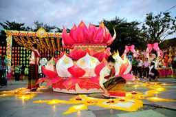 Loy Krathong festival in Chiangmai, Thailand