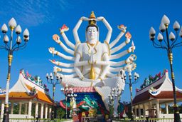 Statue of Shiva on Koh Samui island, Thailand