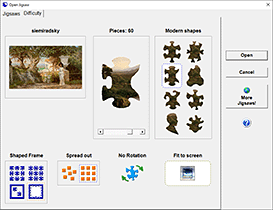 Open Jigsaw dialog