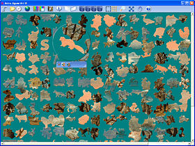 Figure jigsaw shapes