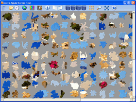 Figure jigsaw shapes