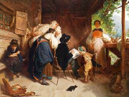 Friedrich Bischoff The Painter and the Model 1837