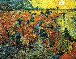 Vincent van Gogh Red vineyards at Arles 1888