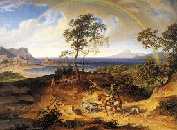 Joseph Anton Koch Austrian Landscape after a Storm
