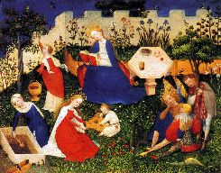 Oberrheinischer Meister Paradise Garden ca 1410