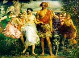 John Everett Millais Cymon and Iphigenia