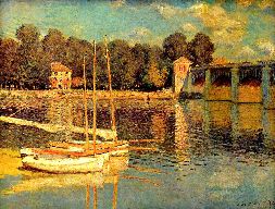 Claude Monet The bridge of Argenteuil