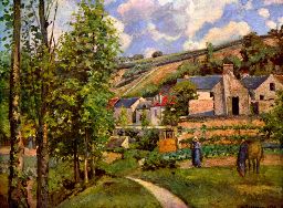 Camille Pissarro The Hermitage at Pontoise 1874