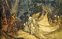 Arthur Rackham Oberon and Titania