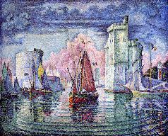 Paul Signac Entrance to the Port of La Rochelle 1921