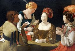 Georges de La Tour Cheating with the Ace of Clubs vers 1635