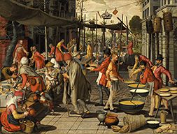 The parable of the royal wedding by Pieter Aertsen