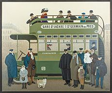 In a Bus by Jan Balet