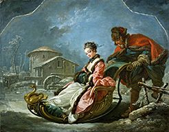 The Four Seasons - Winter by Francois Boucher