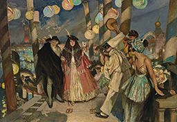 Venetian Festival by Francois Flameng