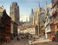 Cathedral of Rouen by Heinrich Hansen