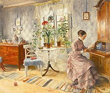 The Letter by Carl Larsson
