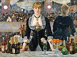 A Bar at the Folies-Bergere by Edouard Manet
