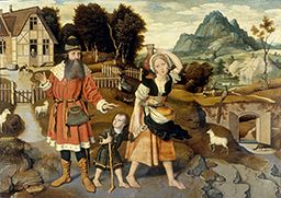 The Expulsion of Hagar by Jan Mostaert