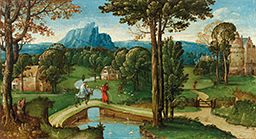 The Flight Into Egypt by a Follower of Joachim Patinir