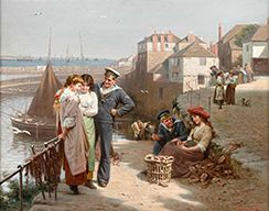 Naval Manoeuvres by Edwin Thomas Roberts