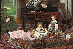 Portrait of Emile Gaillard's Four Children by James Tissot