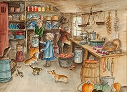The Harvest Pantry by Tasha Tudor