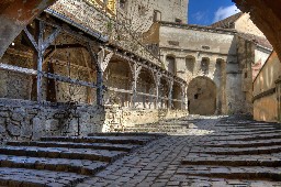 The Clock Tower Passage in Sighisoara, Romania