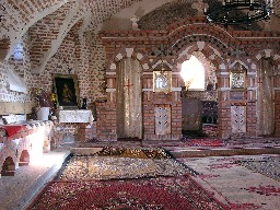 Interior of a church, Romania