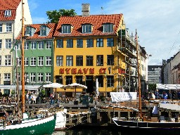Nyhavn in Copenhagen, Denmark