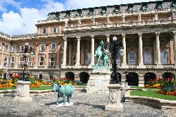 King Palace square, Budapest, Hungary