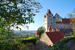 The Trausnitz castle in Landshut, Germany