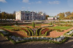 A garden in front of a palace, Tallinn, Estonia