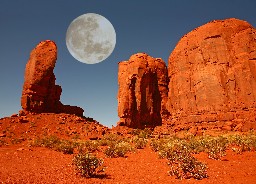 The Thumb Formation in Monument Valley, Navajo Nation, Arizona