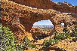 An arch in the Arches National park