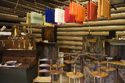 The candle making shop at Fort Boonesboro, Fort Boonesboro State Park in Kentucky, USA