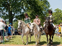 Actors performing at the annual Battle of Monmouth reenactment located at Monmouth Battlefield State Park
