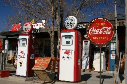 Vintage gasstation